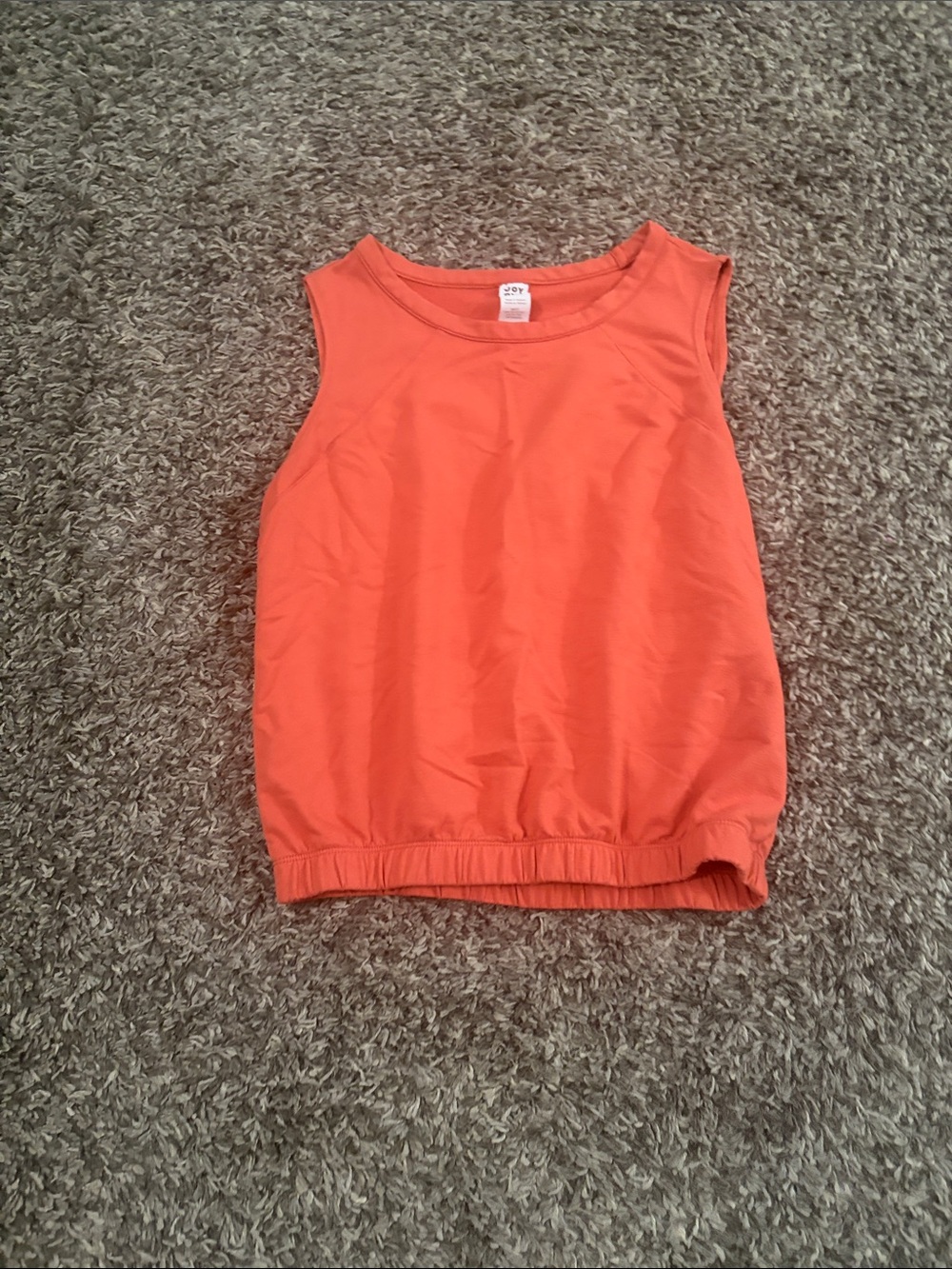 Joylab Sleeveless Orange Tank Top